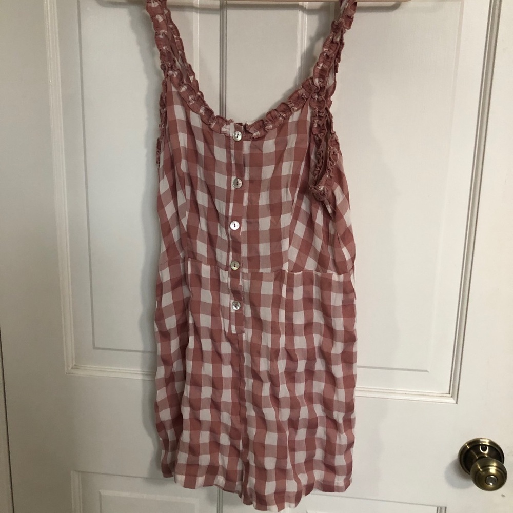 Checkered Romper